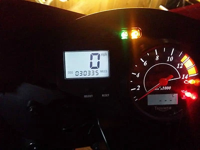 Kit Actualización Reloj LED LightenUPgrade BLANCO Triumph Daytona 600 650 Foto 1 de 4