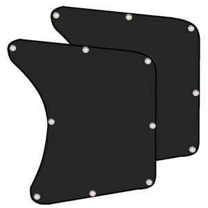 1pair Side Window Sun Shade for Semi-Truck Anti-UV Sun Protection Mesh Universal - Picture 1 of 12