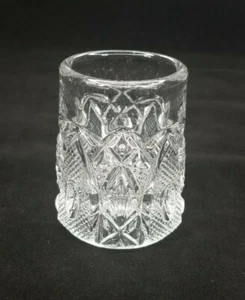 Zahnstocherhalter aus klarem geschliffenem Glas (A) - Bild 1 von 8