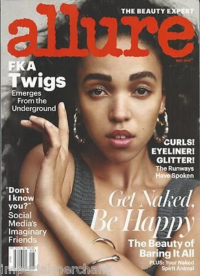 Allure Magazine FKA Twigs Backstage Beauty Makeup Accessories Fashion 2016 - Image 1 of 4