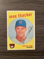 1959 Topps Set-Break #474 Moe Thacker Crease Free