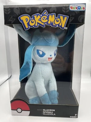 NEW Toys R Us Exclusive Pokemon Glaceon Plush Stuffed Animal - 2017 - Image 1 of 2