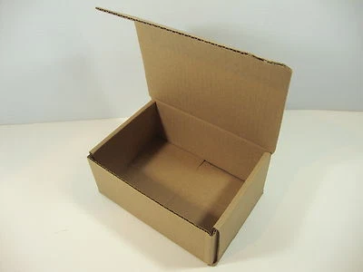 50 New 7" x 5" x 3" Tuck Top Mailers Shipping Boxes Corrugated Cartons Boxes New - Image 1 of 3