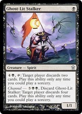 GHOST-LIT STALKER ~mtg NM Saviors of Kamigawa Unc x1
