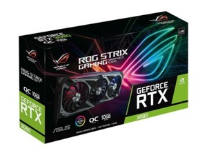 ASUS ROG Strix GeForce RTX3080 V2 10GB GDDR6X PCI Express 4.0 x16 Video Card NEW