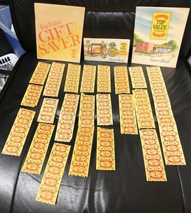 Vintage Top Value Books (3), Unused, (Rare Horizontal One) 109 Stamps! - Picture 1 of 12