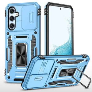 For Samsung S24 S23 Ultra S22 S20 Plus A16 A55 Armor Shockproof Ring Case Cover - Picture 1 of 19