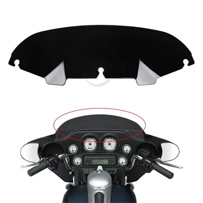 Black 5" Windsheild Windscreen For Harley Touring Street Tour Electra Glide US Foto 1 de 4