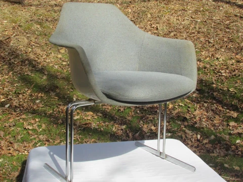 Vintage Burke 116 Chair Star Trek Rare Version MCM Tulip  Saarinen Cover