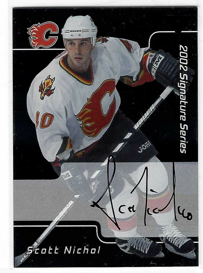 Scott Nichol 2002 In The Game Autograph Card #209 Calgary Flames - Image 1 of 1