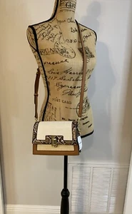 Aldo Snakeskin Crossbody Bag, w/Gold Chain, magnetic Closure. 228 - Picture 1 of 4