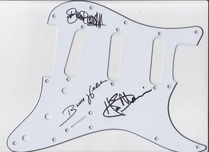 The Shadows HAND SIGNED Guitar Scratch plate Autograph Hank Marvin, Cliff Apache - Picture 1 of 2