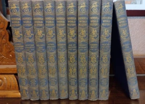 Vintage 10 Volume Set Universal World History HB Books J A Hammerton Wise & CO. - Picture 1 of 11