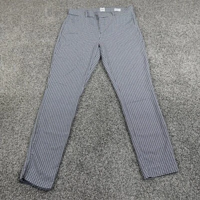 Pantalones chinos Gap para mujer 8 negros blancos azules pantalones ajustados oficina elásticos Foto 1 de 4