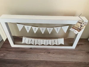 Easter Rae Dunn Happy Easter LARGE 20" x 10" Sign Hang or sit NWT - Picture 1 of 2
