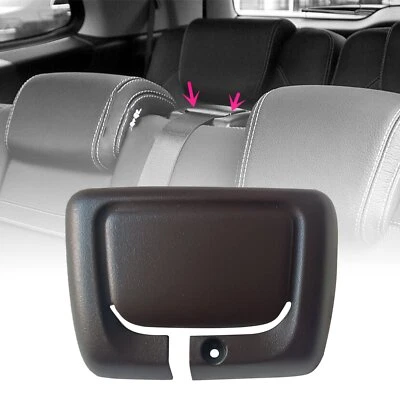 Cubierta de guía de cinturón de seguridad central fila trasera negra para Mercedes-Benz X166W166 GL GLE ML Foto 1 de 4