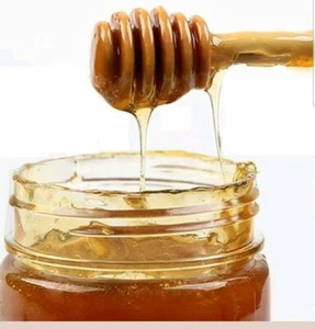 Hot 2/5/10 - 6.5" x 1" Wooden Honey Dipper Wooden Stick Spoon Dip Drizzle Server - Picture 1 of 8