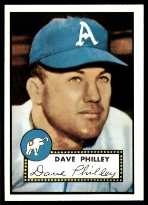 1983 Topps 1952 Reprint Series Dave Philley Philadelphia Athletics #226 - Image 1 of 2