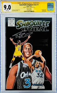 Shaquille O'Neal Signed CGC SS Basketball's Brightest Stars #1 Graded 9.4 - Picture 1 of 2