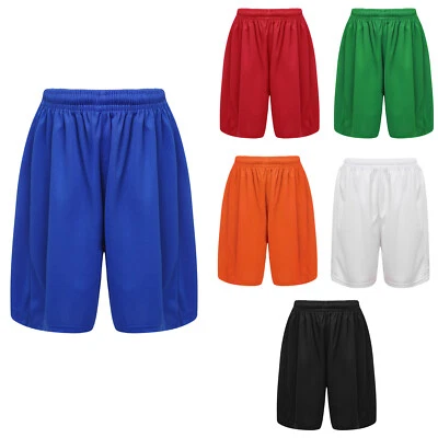 Boys Active Athletic Performance Basketball Shorts with Drawstring Activewear - image 1 of 3