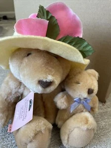 Hallmark Bearnadette Cuddlesworth Momma Bear & Baby Cub Plush 9” - Picture 1 of 15