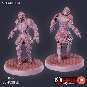 6K Resin 32mm Epic Miniatures Animated Armor - Variation 2 for D&D, Role-Play - Picture 1 of 1