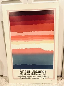 1977 "One Fine Dawn" Arthur Secunda montiertes Poster Muirhead Gallery Ausstellung - Bild 1 von 15