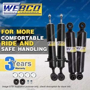 Front + Rear Webco HD Pro Shock Absorbers for NISSAN PATHFINDER R51 coil front - Picture 1 of 3