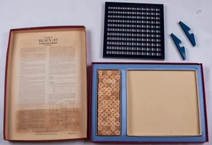 Vintage Antique 1966 Scrabble RSVP 3D Three Dimensional 3D Crossword Board Game - Picture 1 of 12