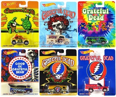 2014 Hot Wheels Grateful Dead Set of 6 HW Pop Culture 1:64 Volkswagen T1 Panel - Image 1 of 2