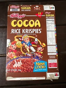 Caja de cereales Kellogg Cocoa Rice Krispies 2001 - nuevo aspecto - rompecabezas de corte y forma - Imagen 1 de 6