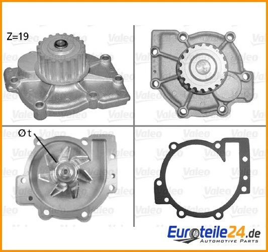 Wasserpumpe VALEO 506325 für Volvo S70 V70 I V70 II S40 I - Imagem 1 de 1