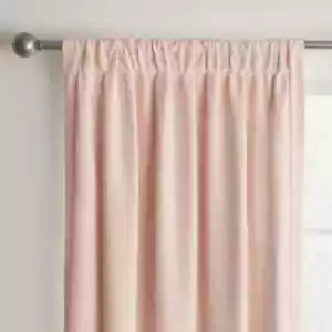⚡️1 pc Room Darkening Heathered Window Curtain Panel - Room Essentials ~ Pink - Picture 1 of 4