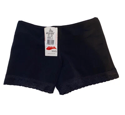 Ann Michell by Lycra Amalia Short Cachetero Size Large Black Booty Buttocks - Image 1 of 4