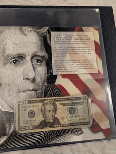 Low serial # Federal Res Note Collection $20, $10, $5s with Binder Uncirculated - Picture 1 of 24