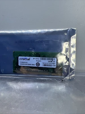 Crucial PC2-4200 1 GB SO-DIMM 533 MHz DDR2 SDRAM Memory (CT12864AC53E) - Image 1 of 4