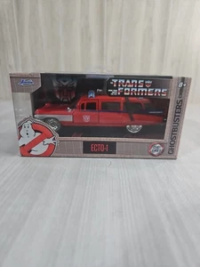 Jada  1/32 Transformers x Ghostbusters Ecto-1 G1 Mashup - Die-cast Car - Picture 1 of 7