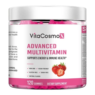 Gomitas multivitamínicas Nature's, multivitaminas gomosas diarias para adultos, mujeres y hombres Foto 1 de 4