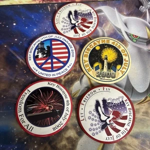 Pin Key Biscayne vintage del 4 de julio - Imagen 1 de 5