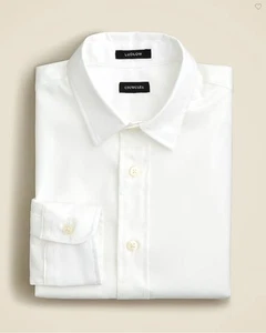J. Crew Ludlow Premium Fine Cotton Dress Shirt Kids' Size 8 in White New W/ Tag! - Picture 1 of 4