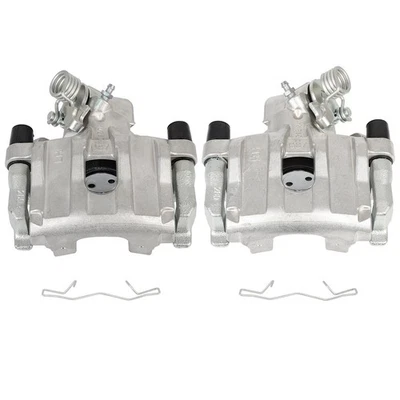 For Volvo C30 08-13 Mazda 3 04-08 2pcs Silver Rear Left Right Brake Calipers Foto 1 de 4