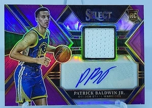 2022-23 Panini Select Prizm Rookie Jersey Patrick Baldwin Warriors 42/99 - Bild 1 von 2