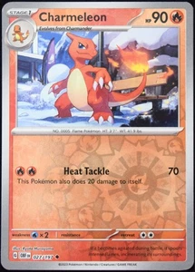 Pokemon TCG Charmeleon 027/197 Obsidian Flames Reverse Holo Uncommon Card - NM - Picture 1 of 2
