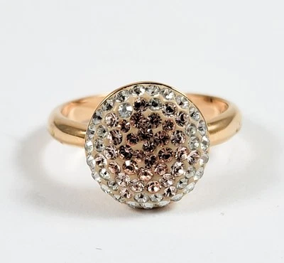Кольцо персиковое Swarovski Maggy Light 58 размер 8 - Изображение 1 из 4