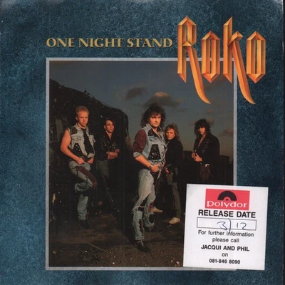 Roko One Night Stand 7" Vinyl UK Polydor 1990 Pic Sleeve PO104 - Bild 1 von 4