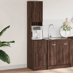 Mobile da Cucina Rovere Marrone 35x50x180 cm Legno Multistrato 2461589 - Foto 1 di 5