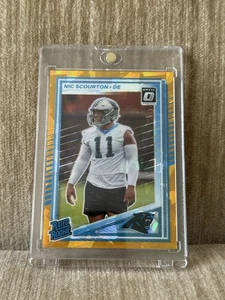 Vista previa óptica Panini Donruss 2025 #383 Nic Scourton dorado/10 clasificación Rookie RC SSP - Imagen 1 de 2