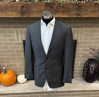 Traje chaqueta Suitsupply para hombre 38L gris Vitale Barberis Canonico lana 2 botones usada en excelente estado Foto 1 de 4