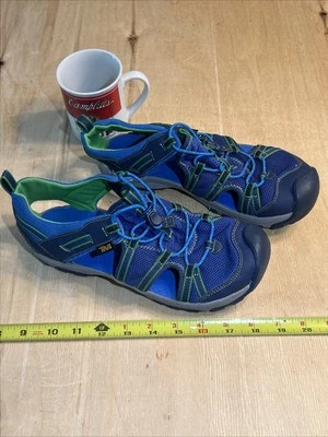 Teva Manatee 1019403Y Fisherman Sandals Big Boys Size 6 Navy MSRP $50 EUC - Image 1 of 4