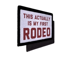 Actually This is my First Rodeo Funny Patch Morale Hook [sub] - Picture 1 of 4